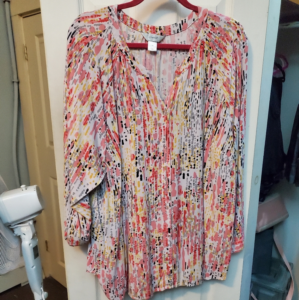 3xl button up blouse